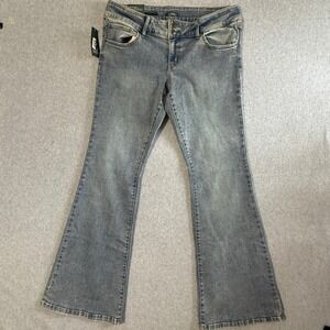 Wild Fable Low Rise Flare Jeans Y2K 16 Blue NWT High Stretch Denim